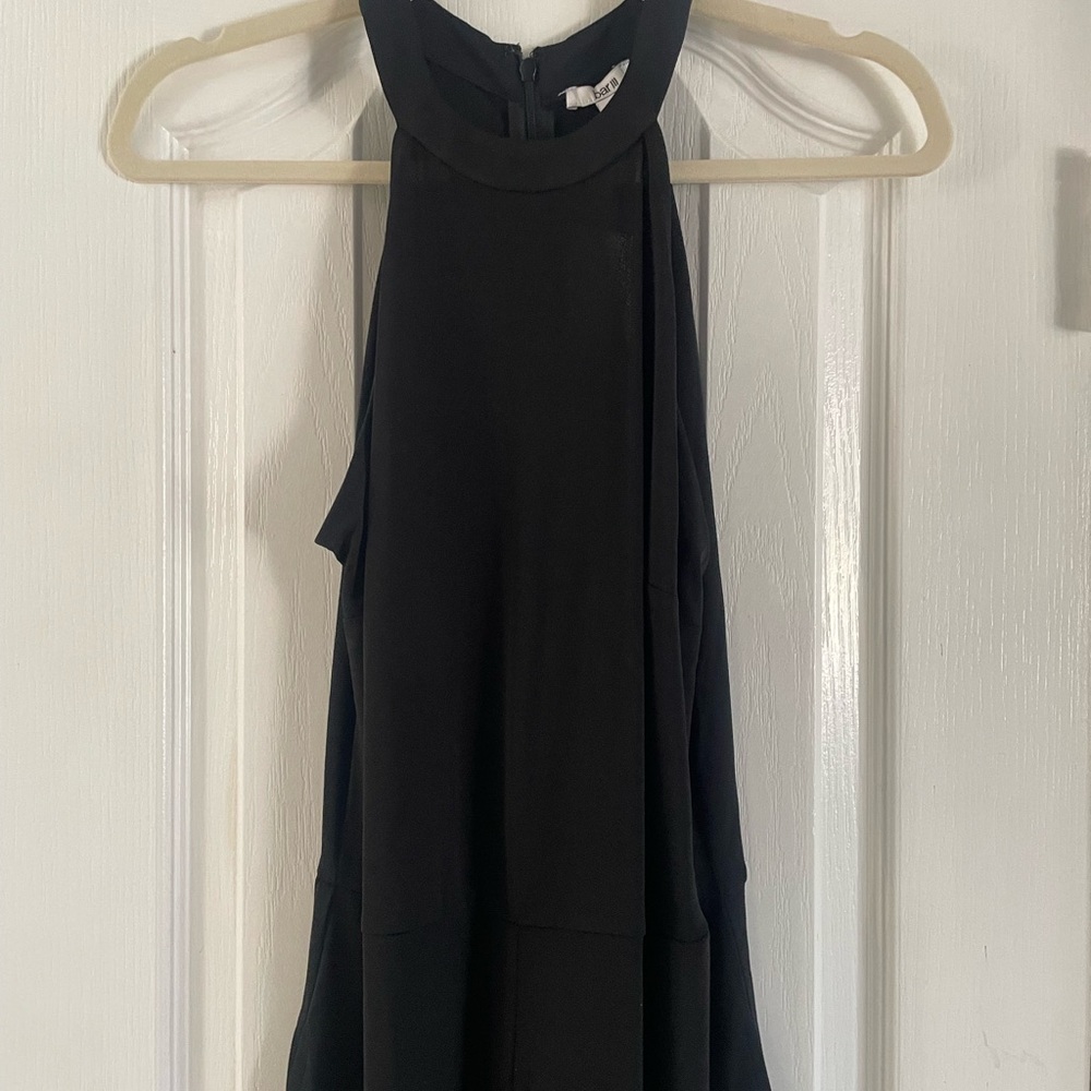 Bar III Black Sleeveless Jumpsuit
